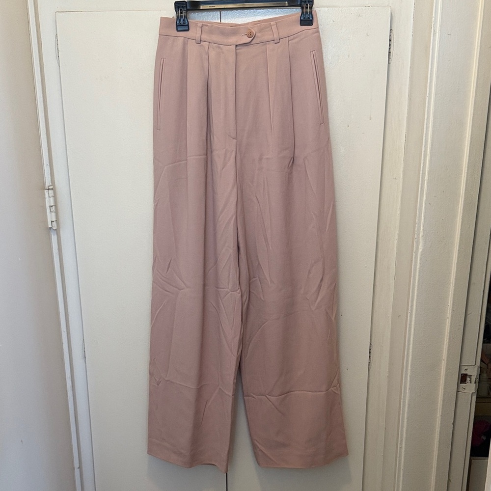 Giorgio Armani Blush Wide Leg Women's Pants